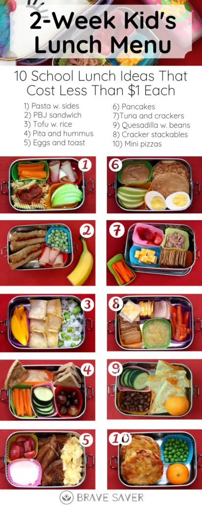 10 Affordable and Healthy School Lunch Ideas