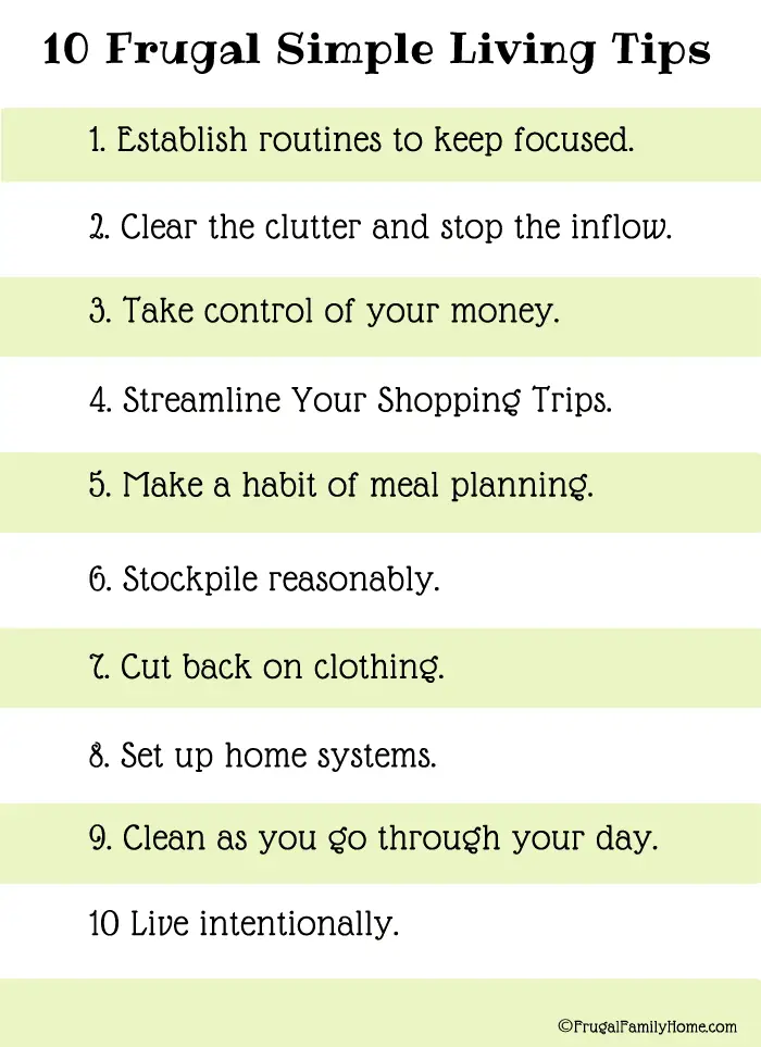 9 Frugal Living Tips to Save Money | Frugal Living Routines