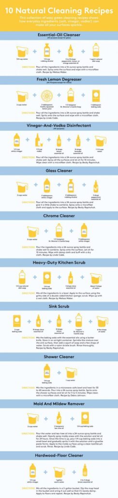 10 Easy Recipes for Natural and Affordable Cleaning Products